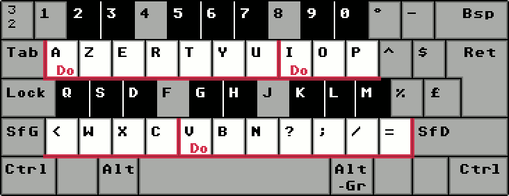 clavier belge pour vkeybd